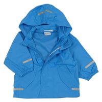 Modrá šušťáková nepromokavá bunda s kapucňou Impidimpi