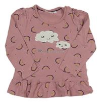 Staroružové tričko s duhami a mraky Liegelind