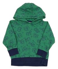 Zelená mikina s Tomíkem a kapucí