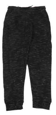 Černé melírované tepláky George