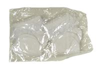 Nové - 2x biele ponožky s čipkou