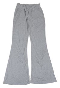 Sivé melírované flare legíny
