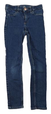 Modré skinny fit rifle H&M