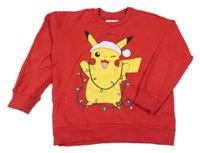 Červená mikina s Pikachu Sinsay