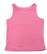 Neónově ružový rebrovaný crop top George