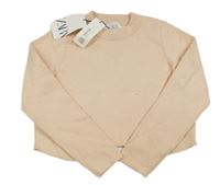 Nové - Marhuľový crop sveter Zara
