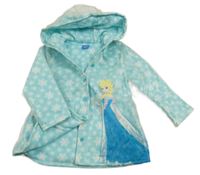 Světlemodrá zateplená pláštěnka s Frozen a kapucňou Disney
