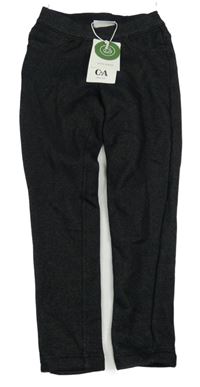 Nové - černé zateplené tregíny riflového vzhledu C&A