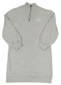 Sivé melírované teplákové šaty River Island