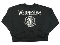 Čierna mikina s Wednesday H&M