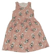 Staroružové šaty s králikmi H&M