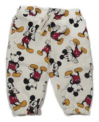Biele tepláky s Mickeym Primark