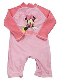 Růžový UV overal s Minnie Primark