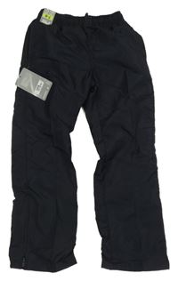 Nové - Tmavomodré šusťákové funkční podšité kalhoty Dunnes Stores