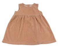 Ružové trblietavé zamatové šaty Name it