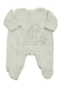 Smetanový fleecový overal - Medvídek Pú George