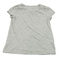 Svetlosivé melírované tričko H&M