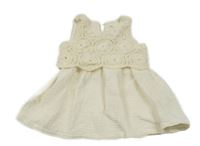 Smetanová mušelínová tunika s pleteným prvkem Primark