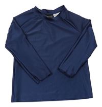 Tmavomodré UV tričko H&M