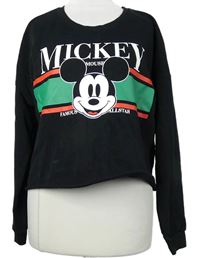 Dámska čierna crop mikina s Mickeym FB Sister