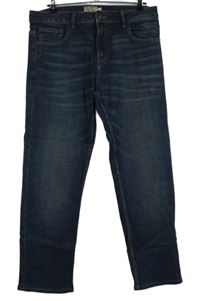 Pánske tmavomodré teplákové rifle zn. Next vel. 34R