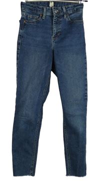 Dámské modré petite skinny rifle Topshop 