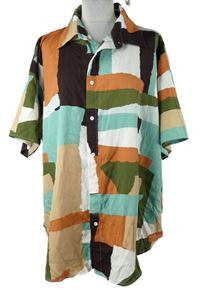 Dámska farebná vzorovaná blúzka Shein