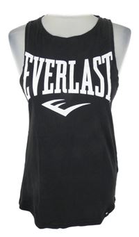 Pánské černé sportovní tílko s logem Everlast 