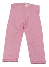 Svetloružové capri legíny s volánom H&M