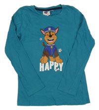 Modré triko s Paw Parol Nickelodeon
