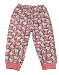 Růžové tepláky s Hello Kitty