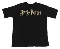 Černé tričko s nápisem Benetton