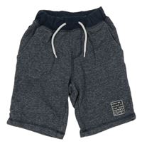 Modré melírované teplákové kraťasy Name it