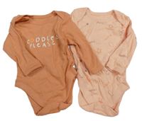 2x ružové body s nápismi George