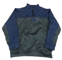 Tmavomodro-šedá thermo mikina The North Face