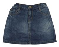 Tmavomodrá rifľová sukňa Bluezoo