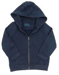 Tmavomodrá prepínaci mikina s kapucňou Primark