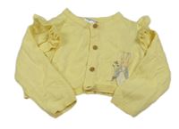 Žluté svetrové bolerko Peter Rabbit