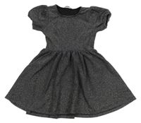 Čierno-strieborné šaty George