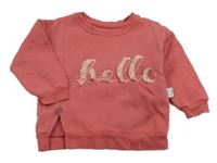 Ružová mikina s nápisom Babykokko