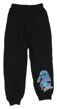 Černé tepláky se Stitchem 