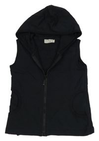 Tmavomodrá prepínaci mikina s kapucňou H&M