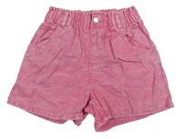 Růžové riflové kraťasy H&M