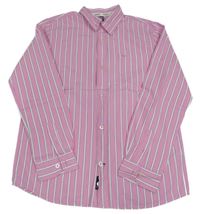 Ružovo-biela pruhovaná blúzka Zara