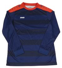 Tmavomodro-červené sportovní triko Jako