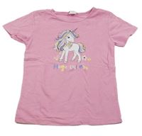 Ružové tričko s jednorožcom Kiki&Koko