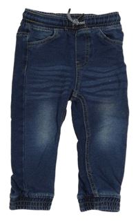 Tmavomodré jogger rifle