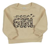 Béžová mikina s nápisom Shein