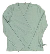 Mátové žebrované úpletové mikinotriko ONLY