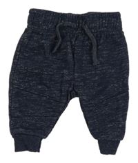 Tmavomodré melírované tepláky PRIMARK